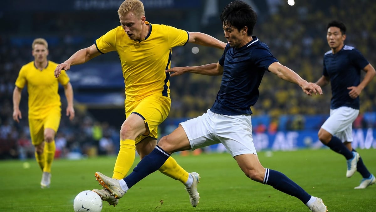 Japan mot Sverige i VM