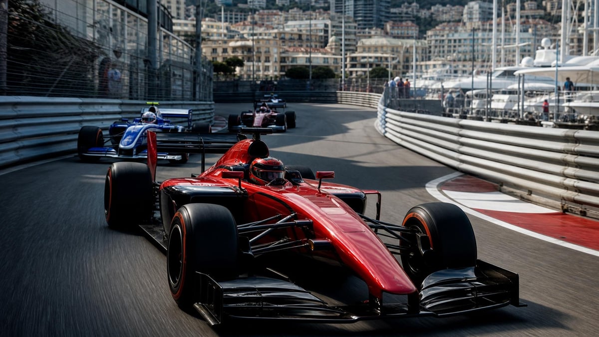 En stillbild från F1 Monaco