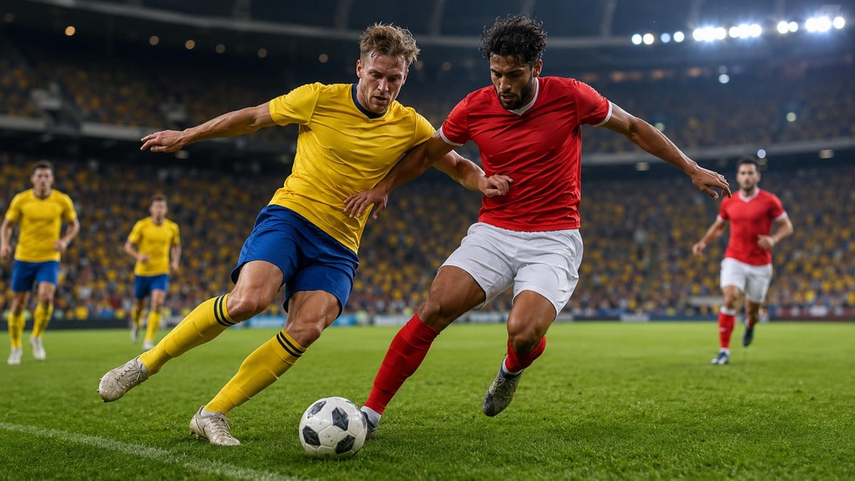 Sverige mot Tunisien i Grupp F