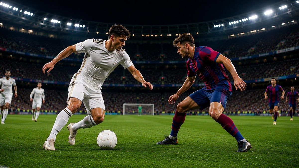 Ett ödesmöte mellan Barcelona och Real Madrid.
