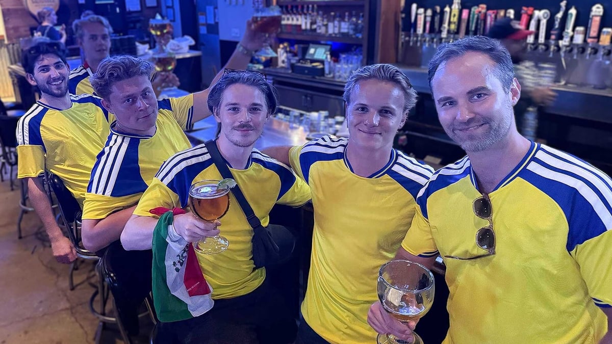Svenska fans i Dallas