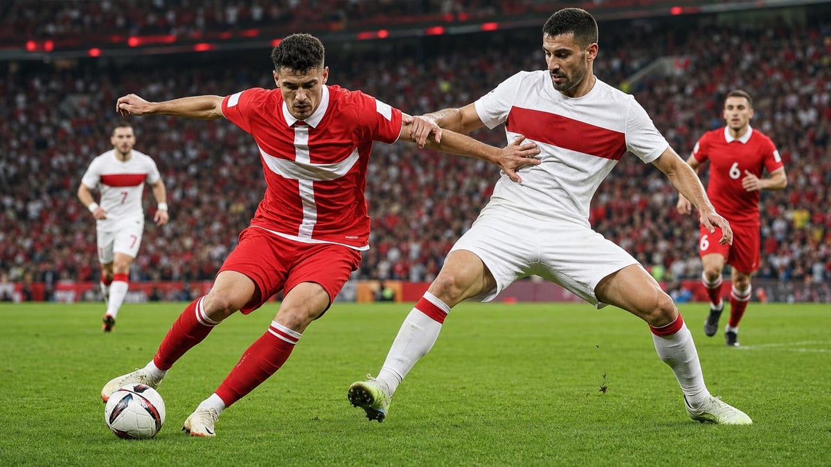 Schweiz och Turkiet i fotbolls-VM 2026.