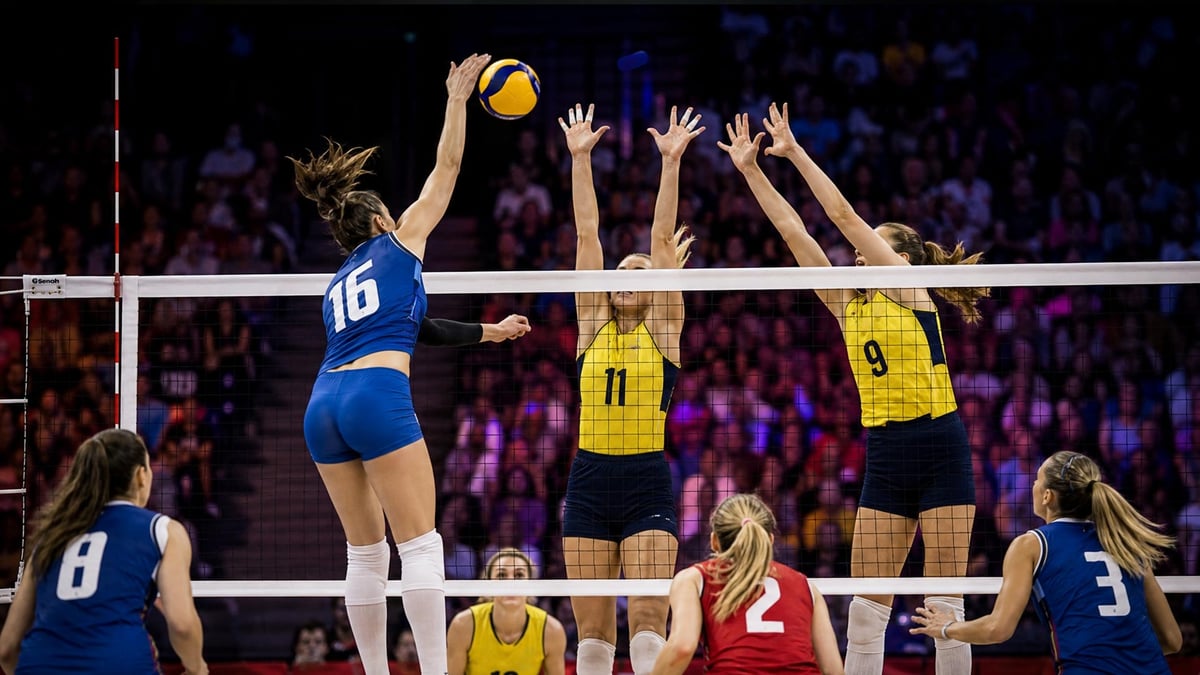 Det svenska damlandslaget i volleyboll