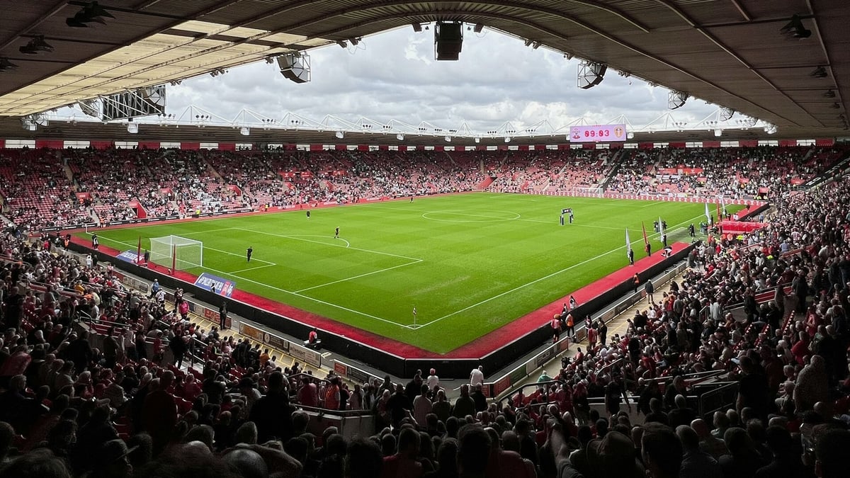 En arena där Premier League 2025-26 spelas.