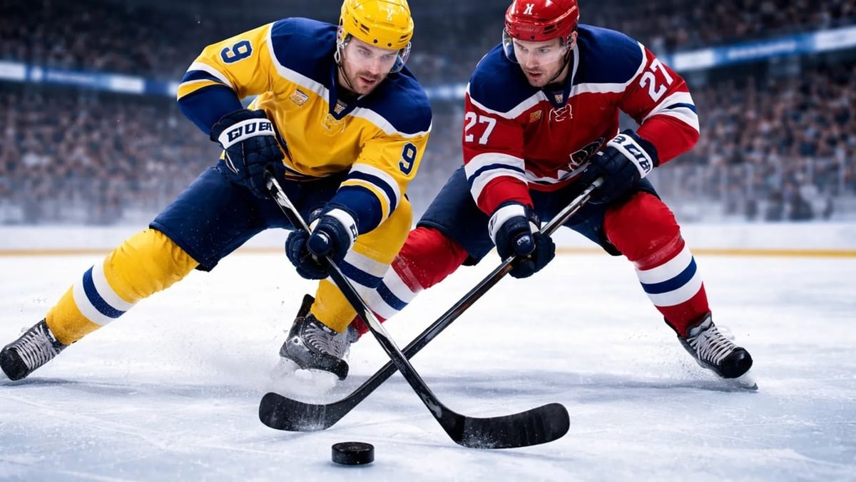 Två lag som tävlar om topplatserna i SHL.