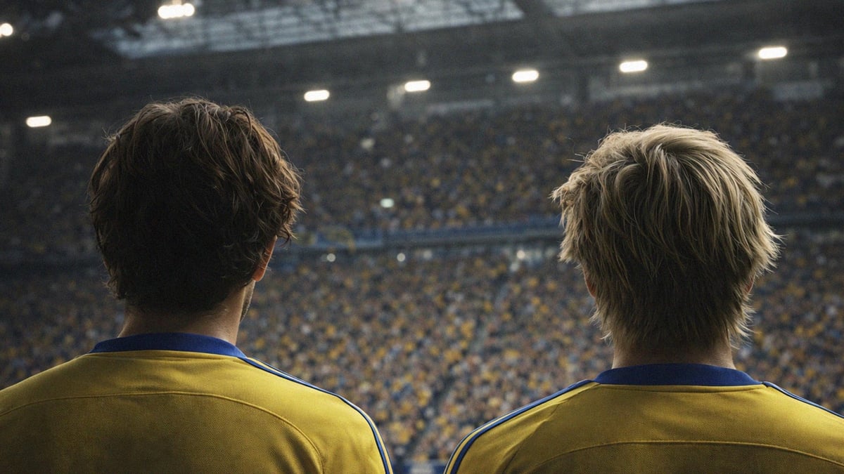 Två spelare i fotbolls-VM.