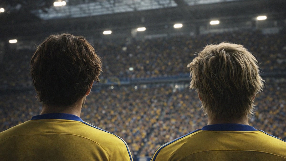 Två spelare i fotbolls-VM.