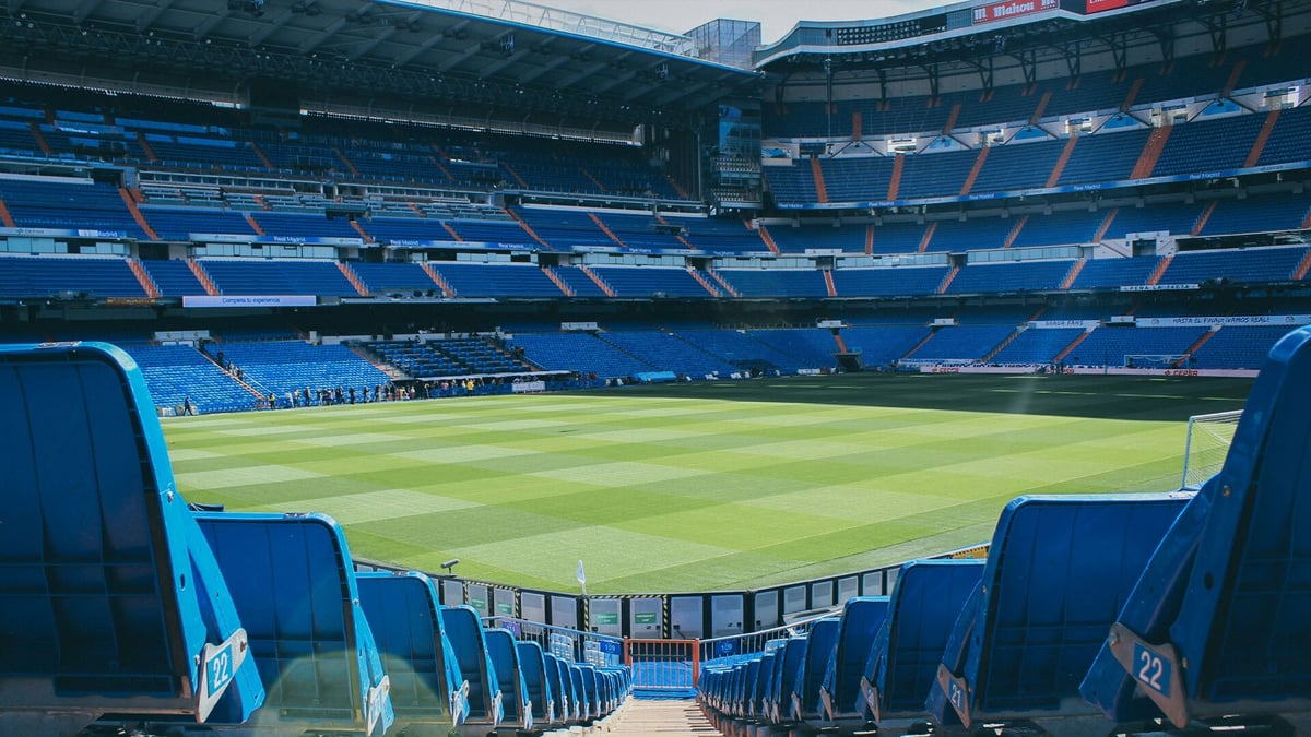 Arenan är redo för Real Madrid mot Osasuna.
