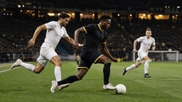 Stillbild från en AIK-match.