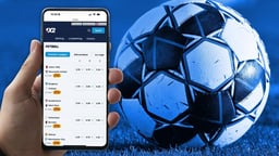 En mobiltelefon som visar Xtra bra odds hos 1X2.