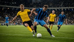 Stillbild från Champions League-kvalet.