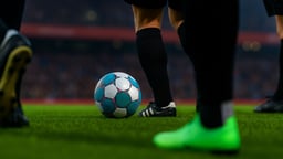 Spelare går ut på planen.