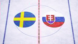 Sverige möter Slovakien i ishockey.
