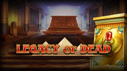 Stillbild från Legacy of Dead som finns att spela på 1X2.