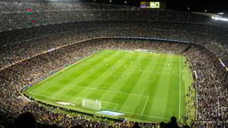 En stillbild från en La Liga match.