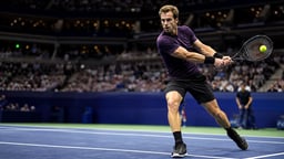 En tennisspelare i US Open