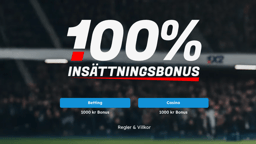 En fotbollsspelare med 1X2-loggor på sina kläder.