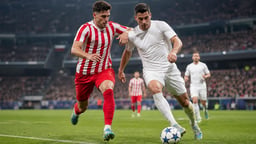 En stillbild som symboliserar ett möte mellan Atletico Madrid och Manchester United.