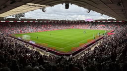 En arena där Premier League 2025-26 spelas.
