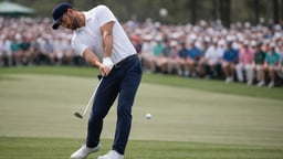 En golfare i The Masters.