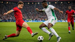 Två lag i fotbolls-VM